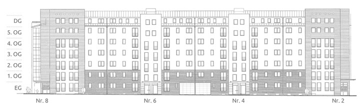 Illustration Walter-Friedländer-Straße