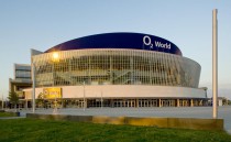 The O2 World, where sport events (hockey and basketball) as well as concerts take place Building O2 World Berlin